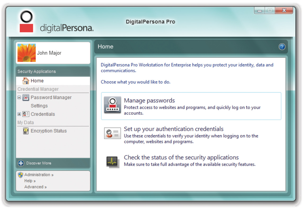 Cài phần mềm DigitalPersona Personal quản lý bảo mật vân tay 