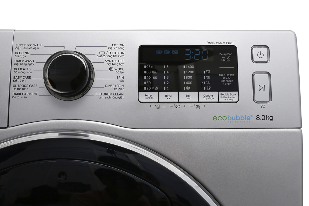 Bảng điều khiển máy giặt Samsung AddWash 