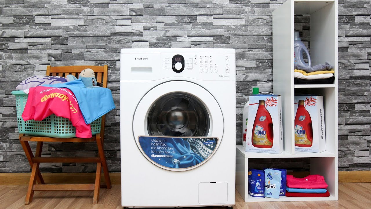 Cách sử dụng máy giặt Samsung cửa ngang rất đơn giản và tiện dụng.