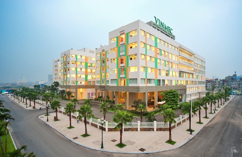Hình ảnh cơ sở hạ tầng hiện đại của bệnh viện Vinmec tại Đà Nẵng