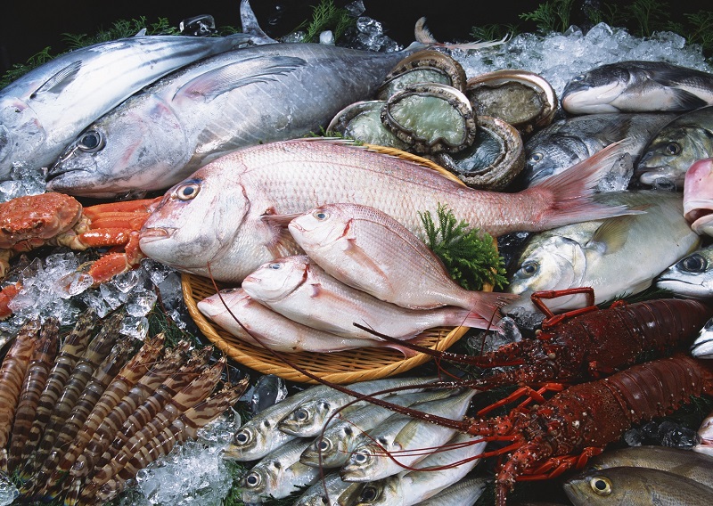 Các loại hải sản sống, cá biển là thực phẩm không được để bà bầu dùng