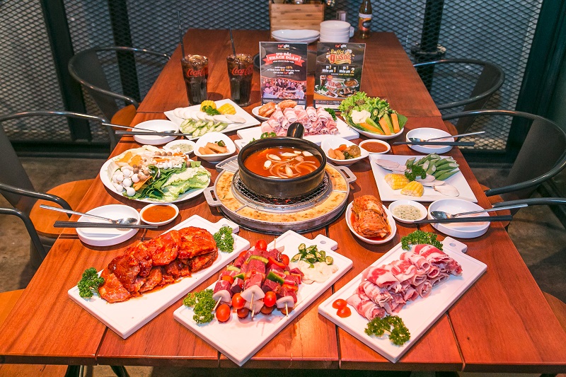 Thực đơn nhà hàng buffet thịt nướng Hàn Quốc Buk Buk  