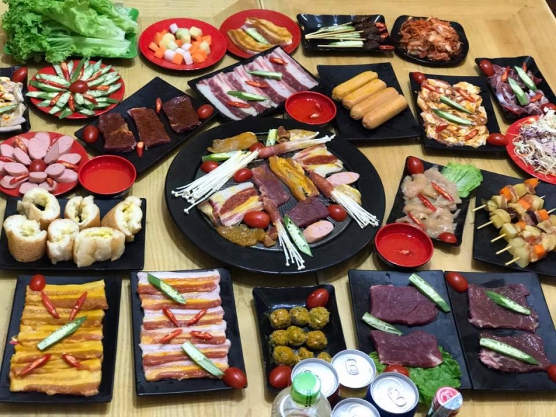 Ăn buffet giá rẻ phong cách Hàn Quốc