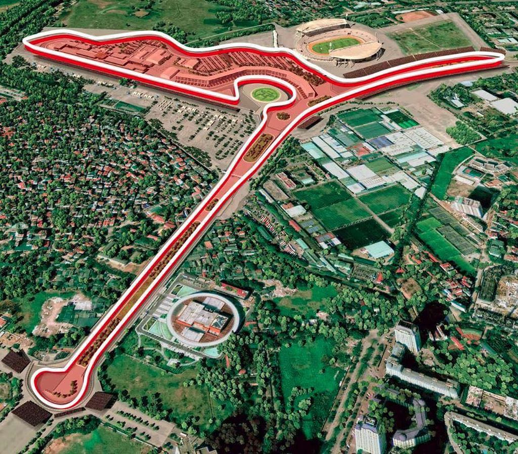 Hình ảnh đường đua F1 tại Hà Nội