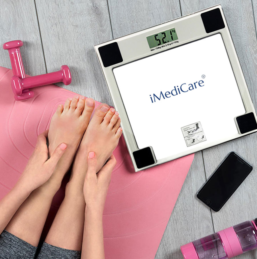 Sử dụng cân sức khỏe điện tử iMediCare IS-303 giúp bạn chăm sóc sức khoẻ và cân nặng tốt hơn