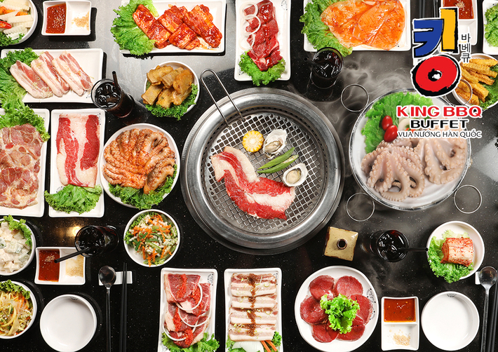 Thưởng thức buffet thịt nướng Hàn Quốc tại King BBQ (Nguồn: google.com)
