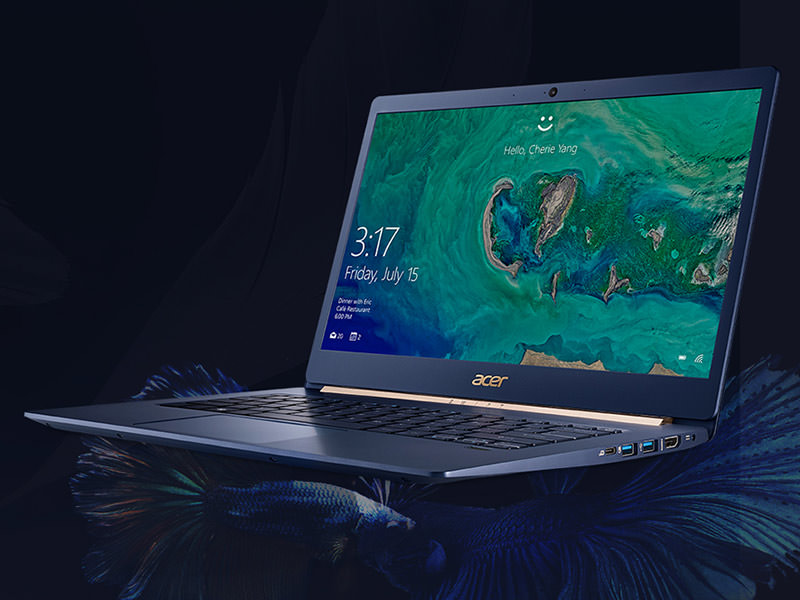 Thiết kế mỏng nhẹ laptop Acer Swift 5 Air Edition 
