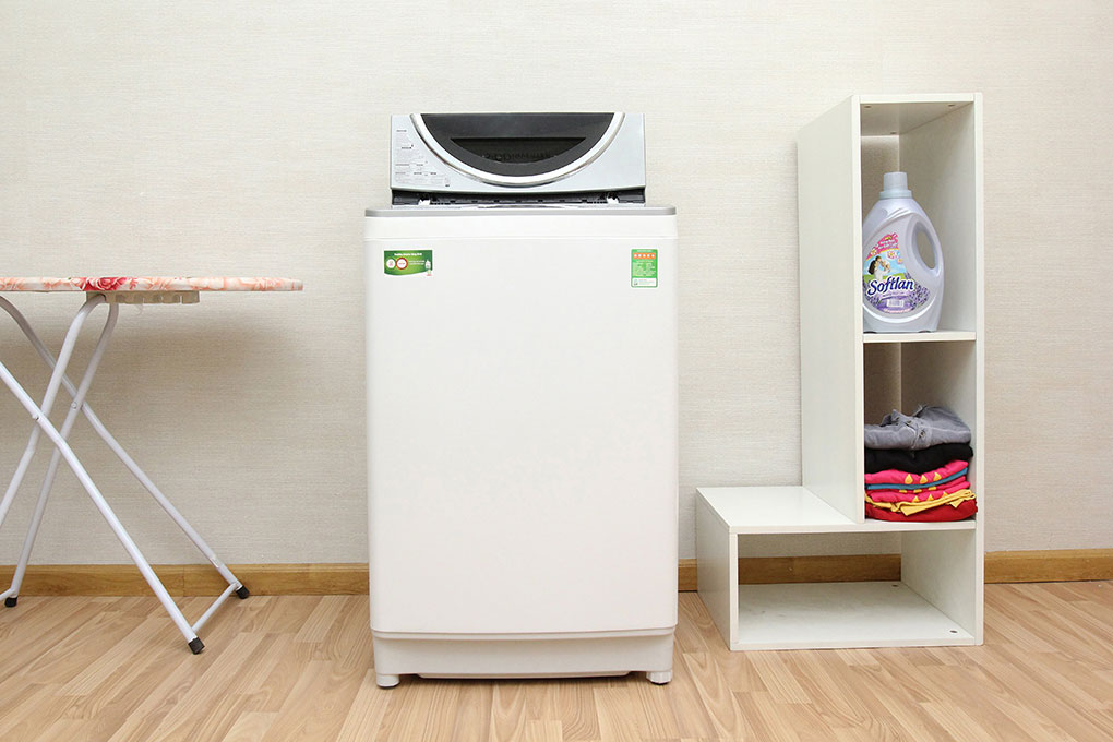 Máy giặt Toshiba 10kg phù hợp cho gia đình trên 6 người, hay có nhu cầu giặt lớn