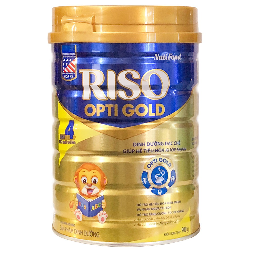 Sữa bột Riso Opti Gold 4