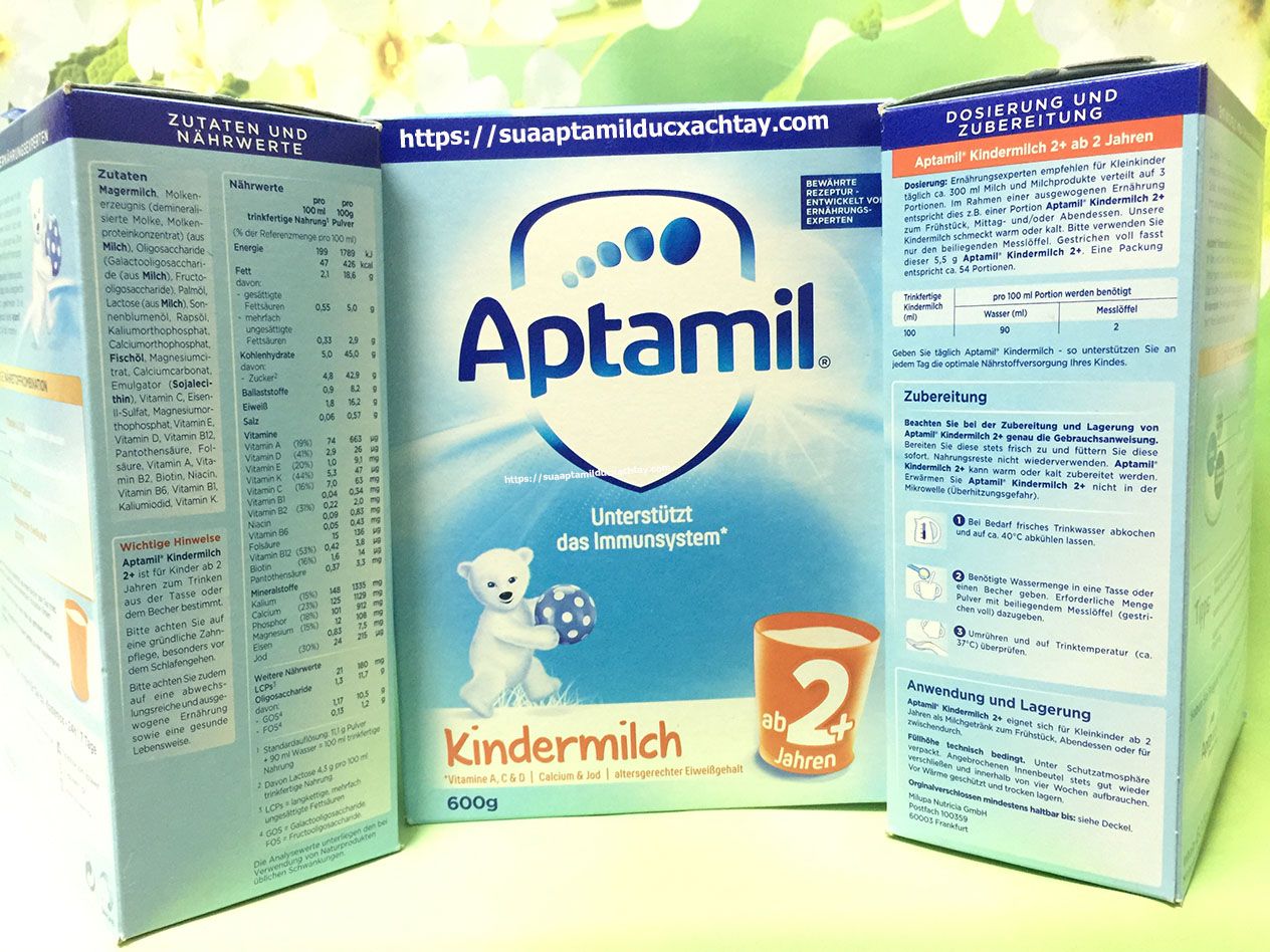 Sữa Aptamil giúp trẻ tăng cân một cách đều đặn, cân đối 