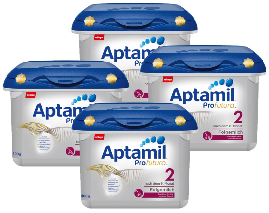 Sữa Aptamil Profutura giúp bé phát triển chiều cao và trí tuệ vượt trội. 