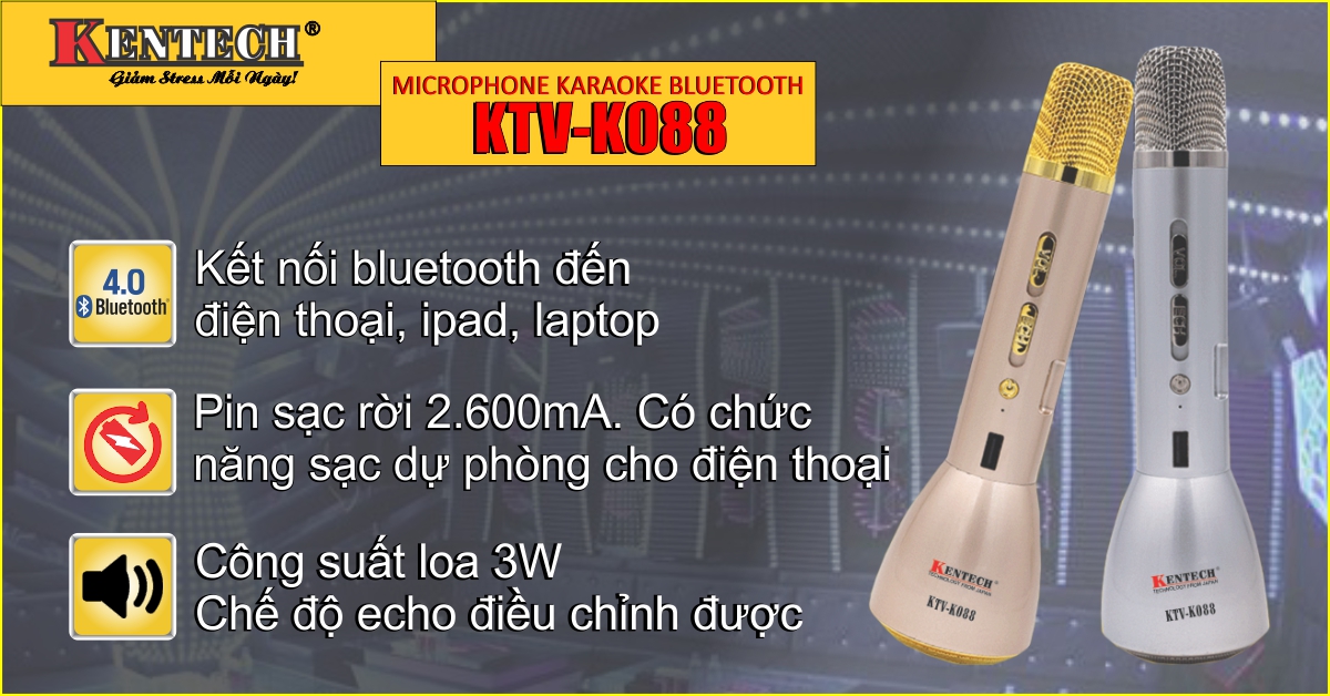 Micro karaoke trên điện thoại K088 