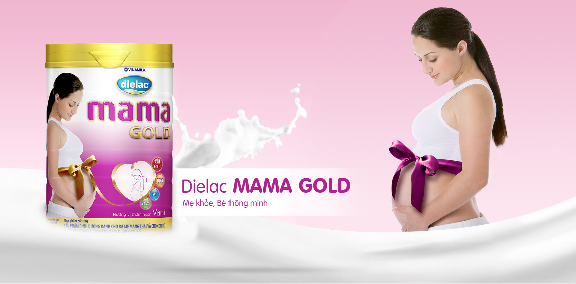 “Mẹ khỏe, Bé thông minh” là những gì mà sản phẩm sữa Mama Gold của Vinamilk sẽ đem lại 