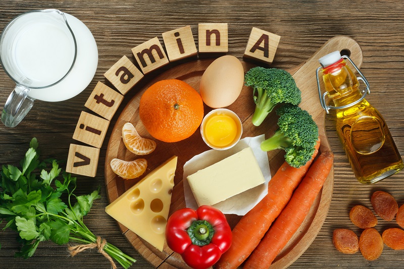 Kết hợp ăn thêm các loại thực phẩm giàu vitamin A