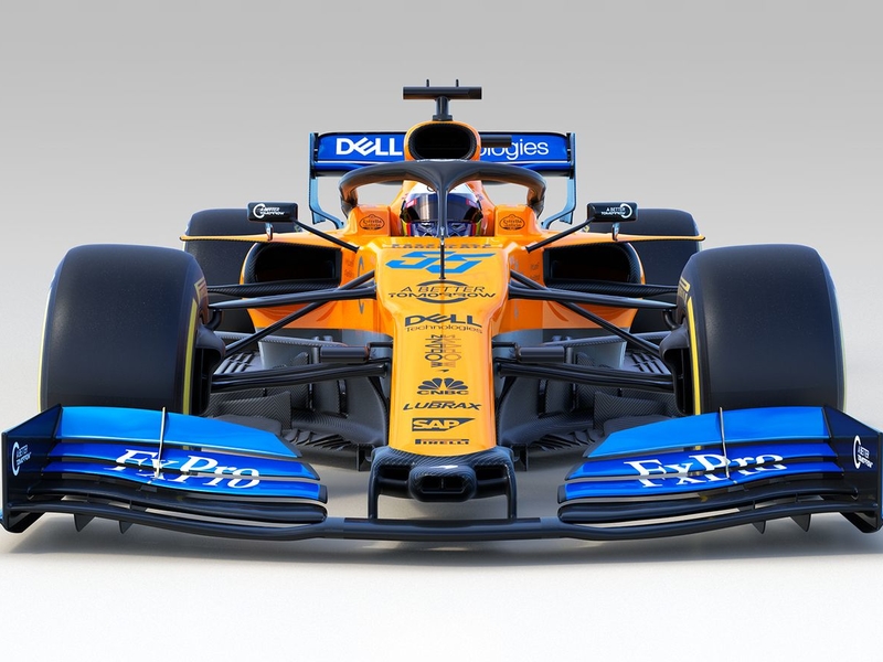 MCL34 có sự kết hợp màu độc đáo và đẹp mắt cho giải F1