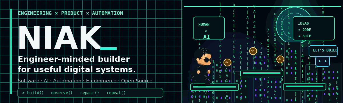 NIAK — engineering, product, AI and automation