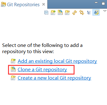 图5-2 Git Repositories 展开图
