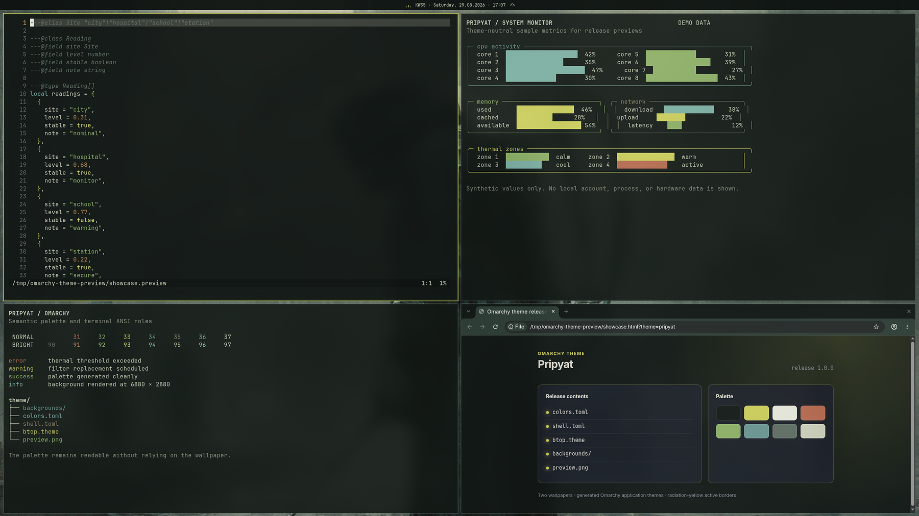 Pripyat desktop preview