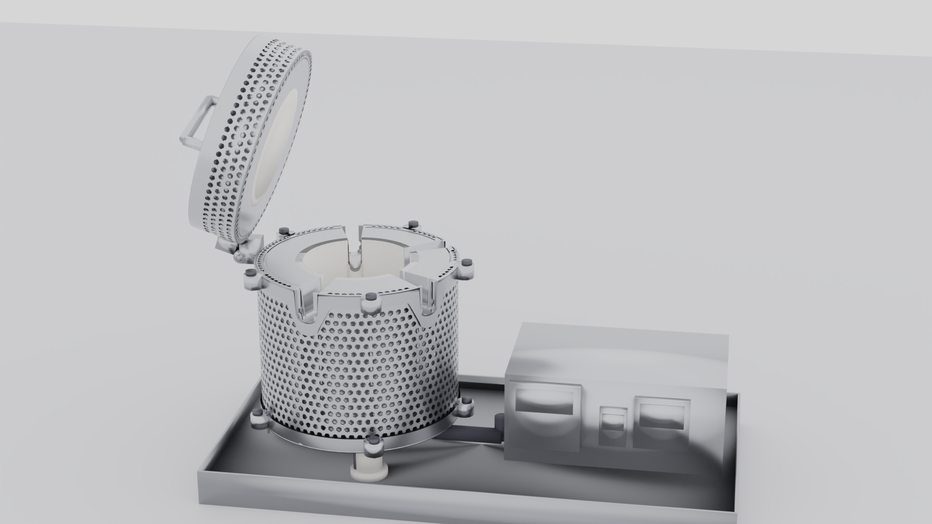 Nice Dreamz Heat & Clean Glass Oven - Lid Open