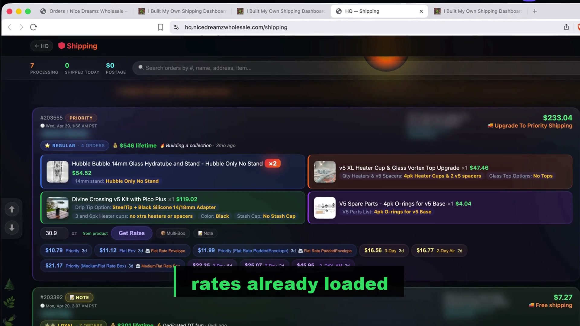 Cinch dashboard