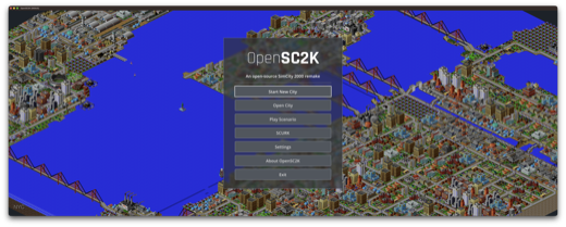 Main menu