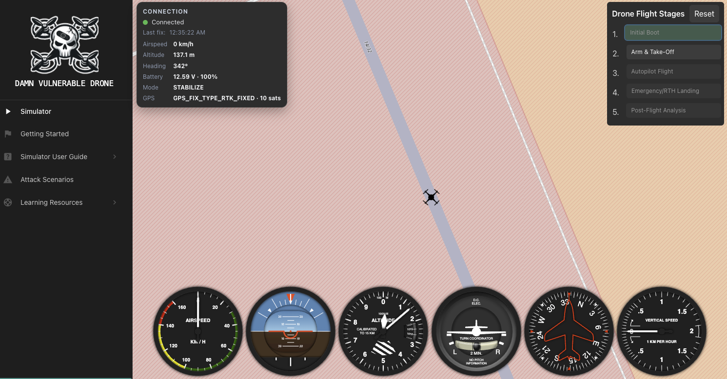 Damn Vulnerable Drone Lite Mode