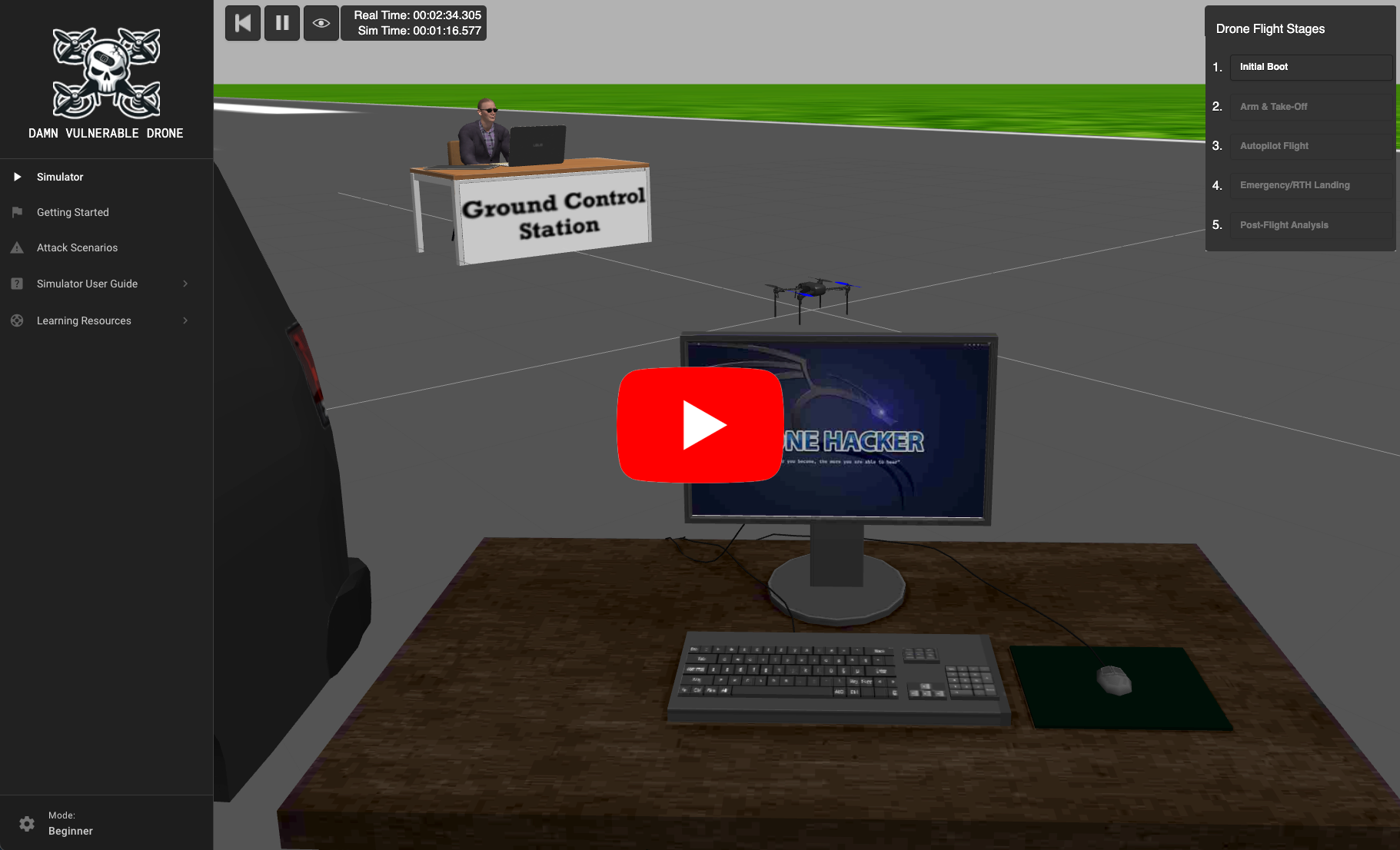 Damn Vulnerable Drone Demo