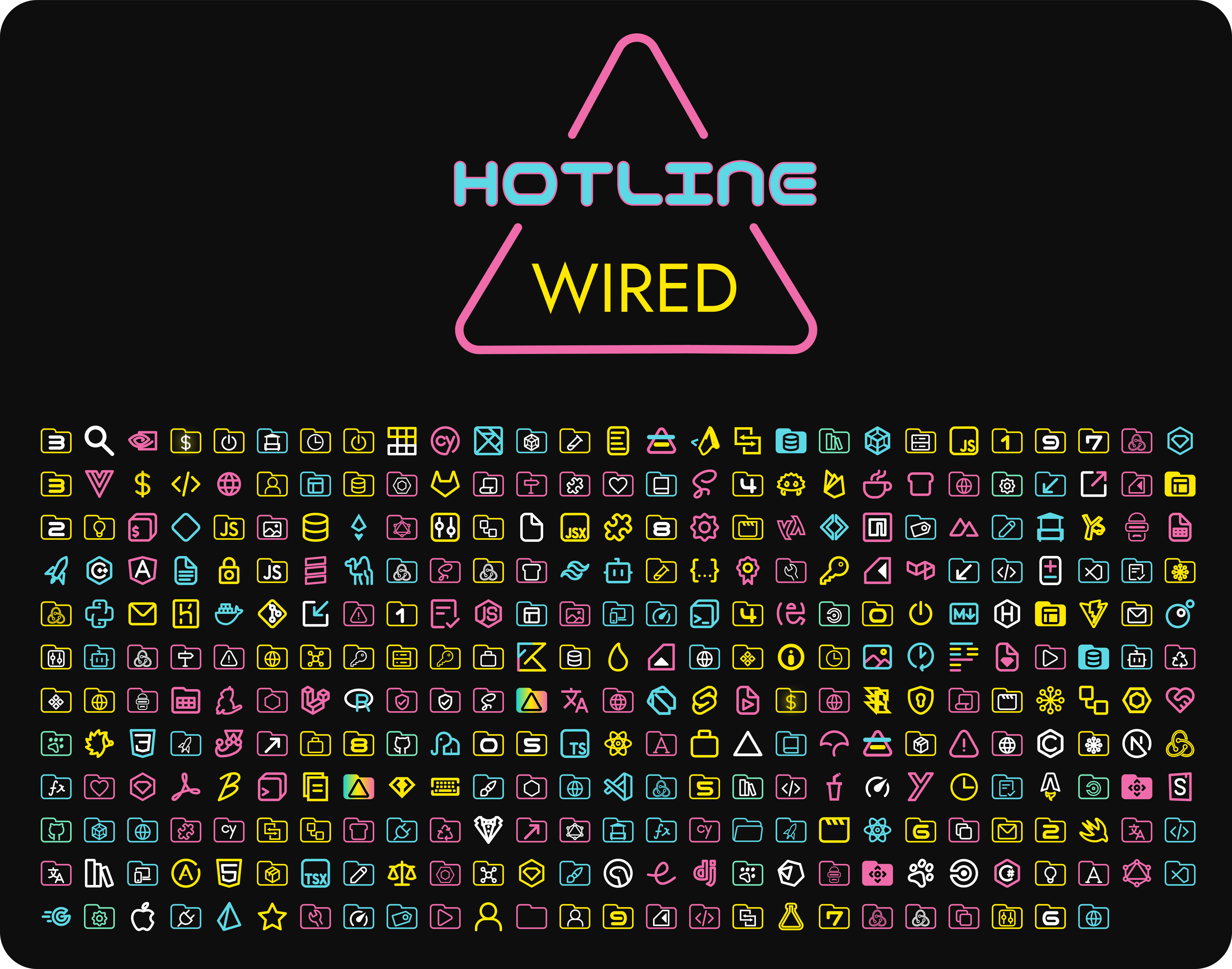 Wired icon set