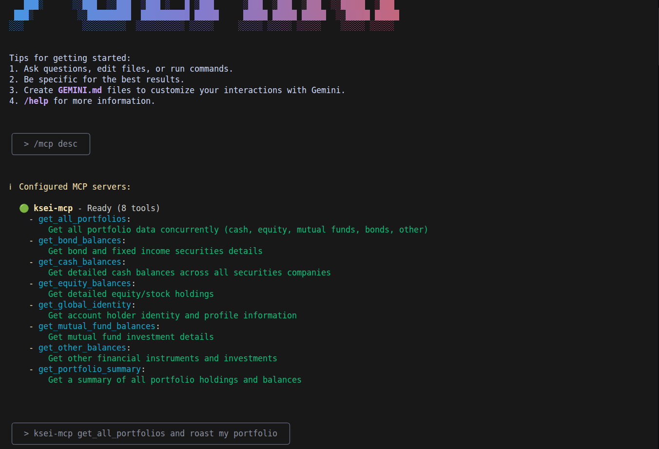 Gemini CLI Example
