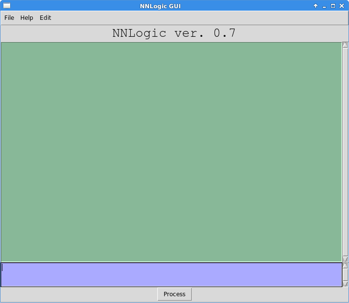 NNLogic Main Window