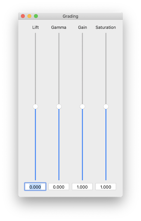 Grading Window