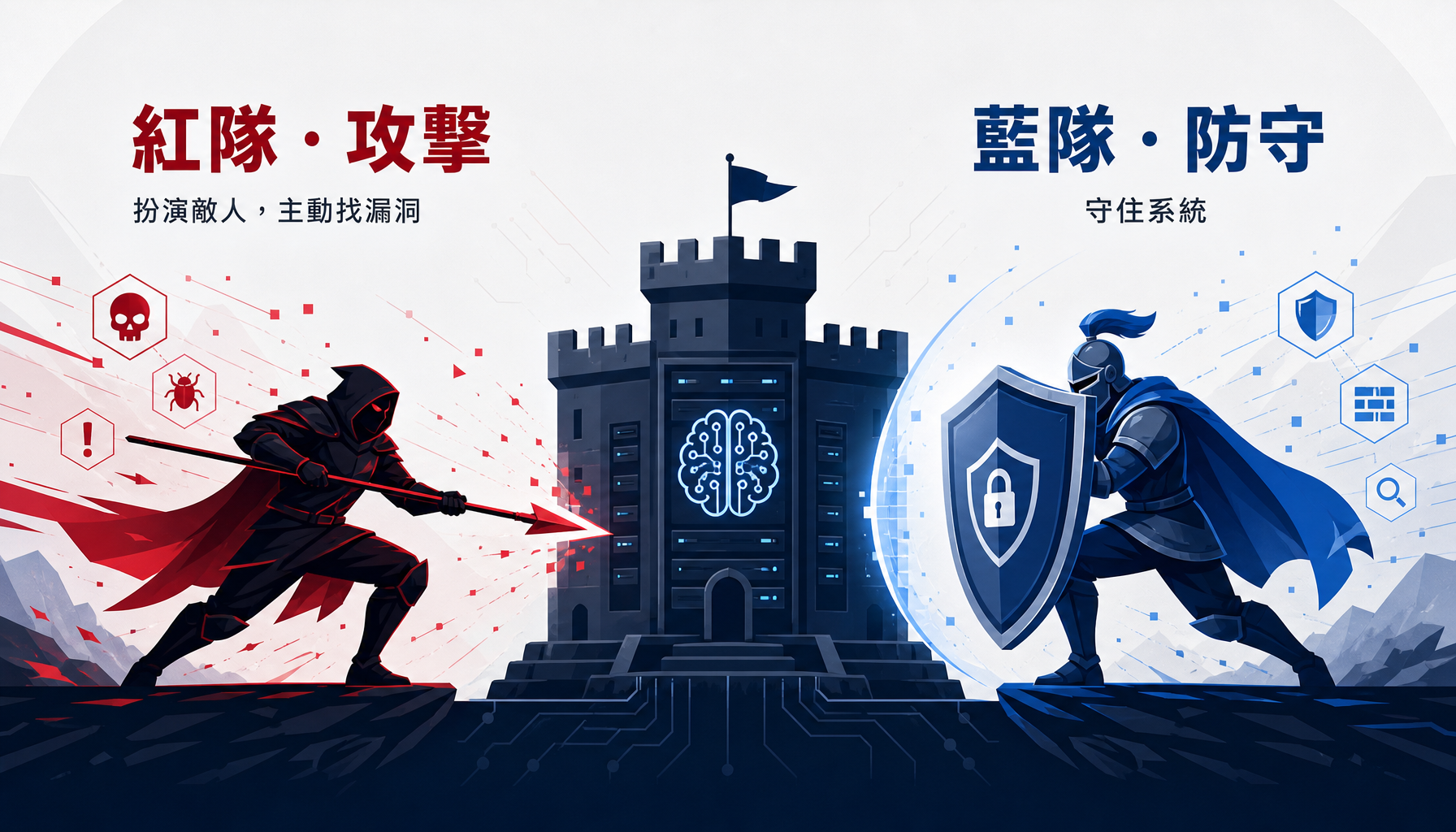 紅隊與藍隊：一攻一防