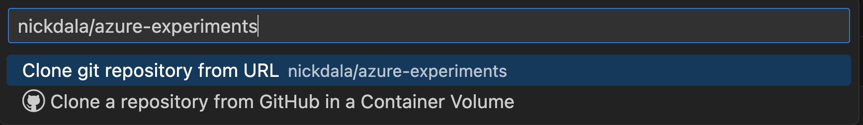 nickdala-azure-experiments-repo-to-clone