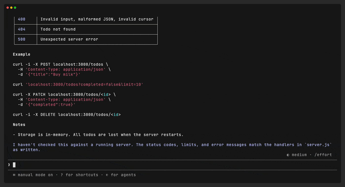 /jump lists the prompts of a resumed session, filters them by word and by number, and scrolls the transcript to the one you pick