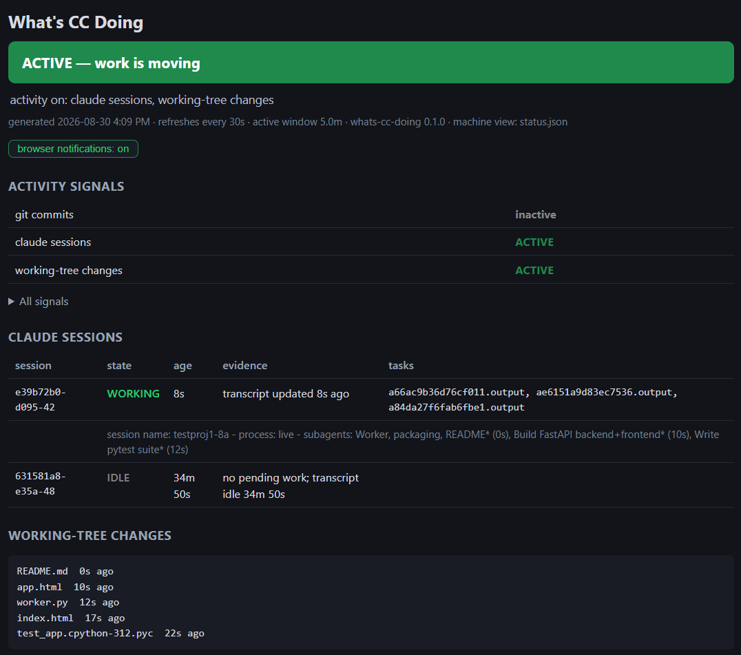 example status page
