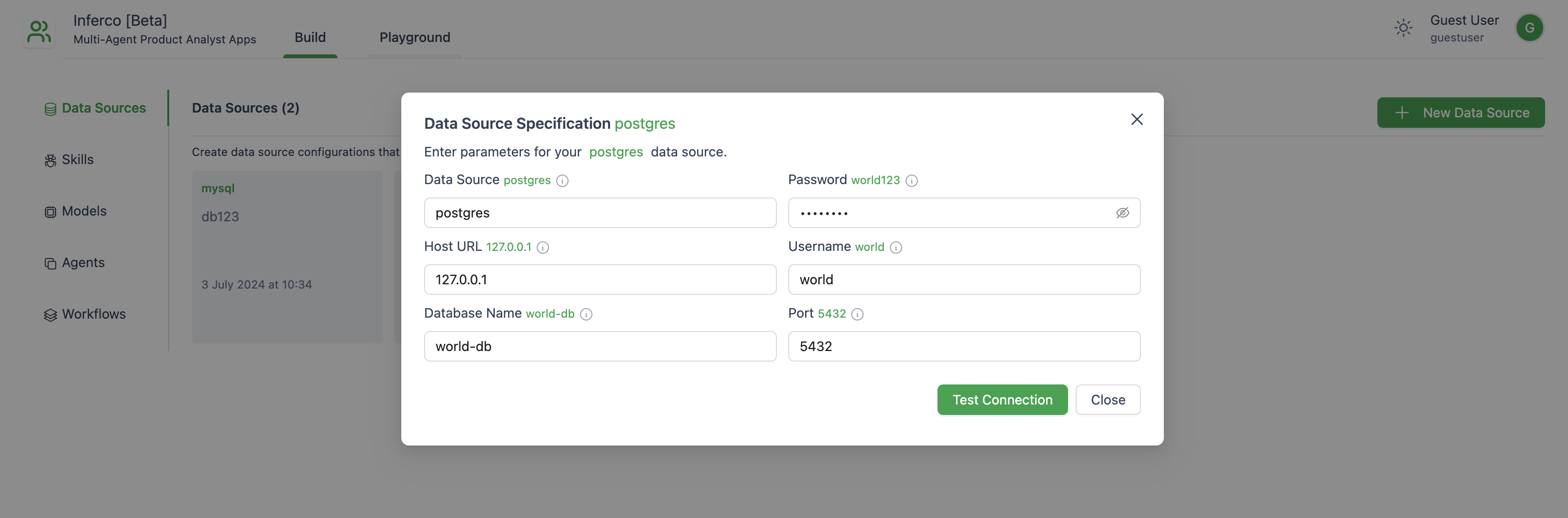 Postgres Data Source