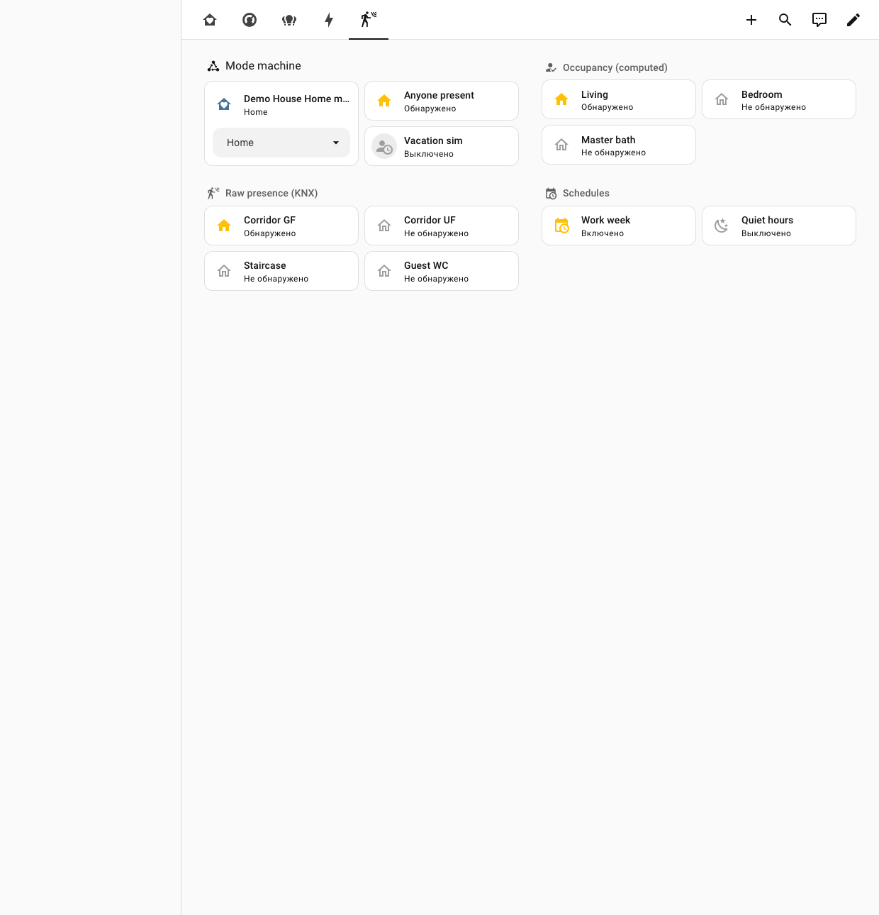 Presence view
