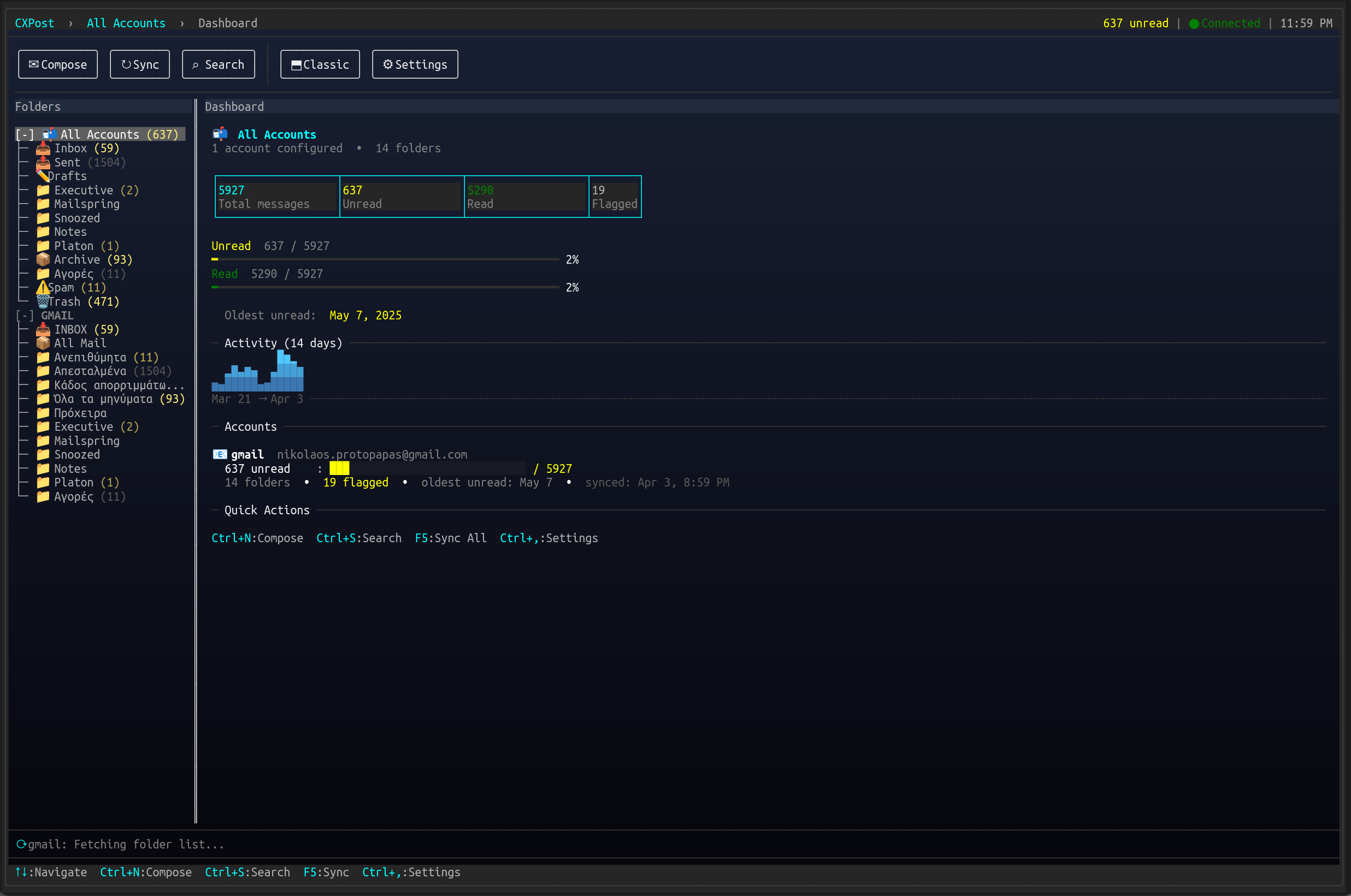 CXPost - Terminal Email Client