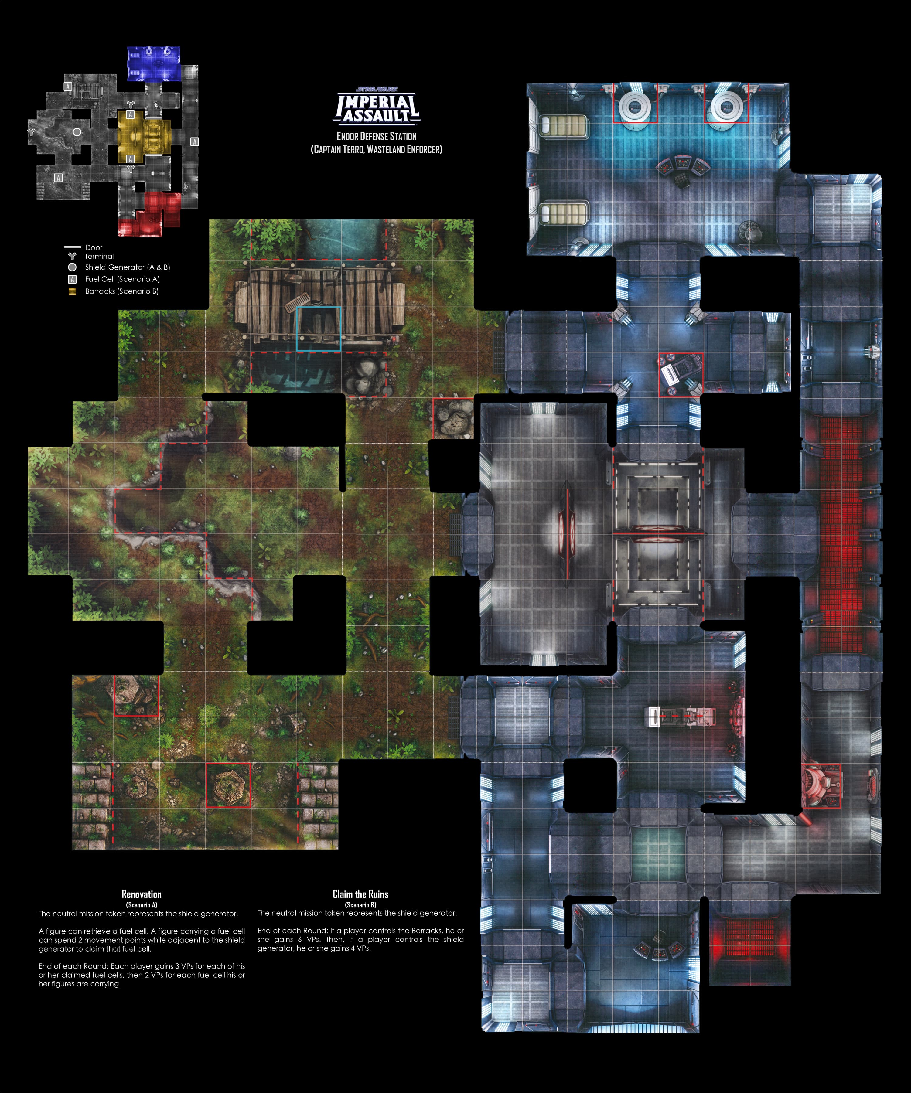 star wars imperial base map