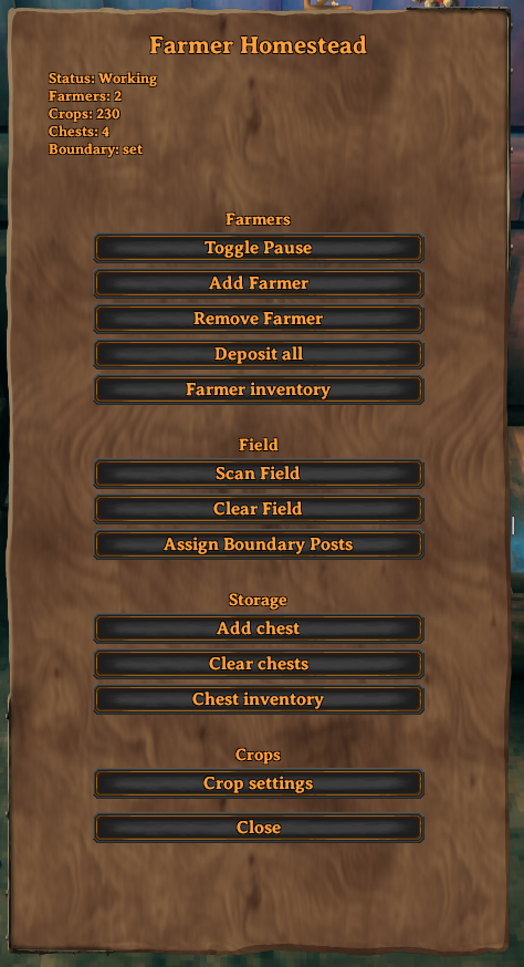 Farmer Homestead panel