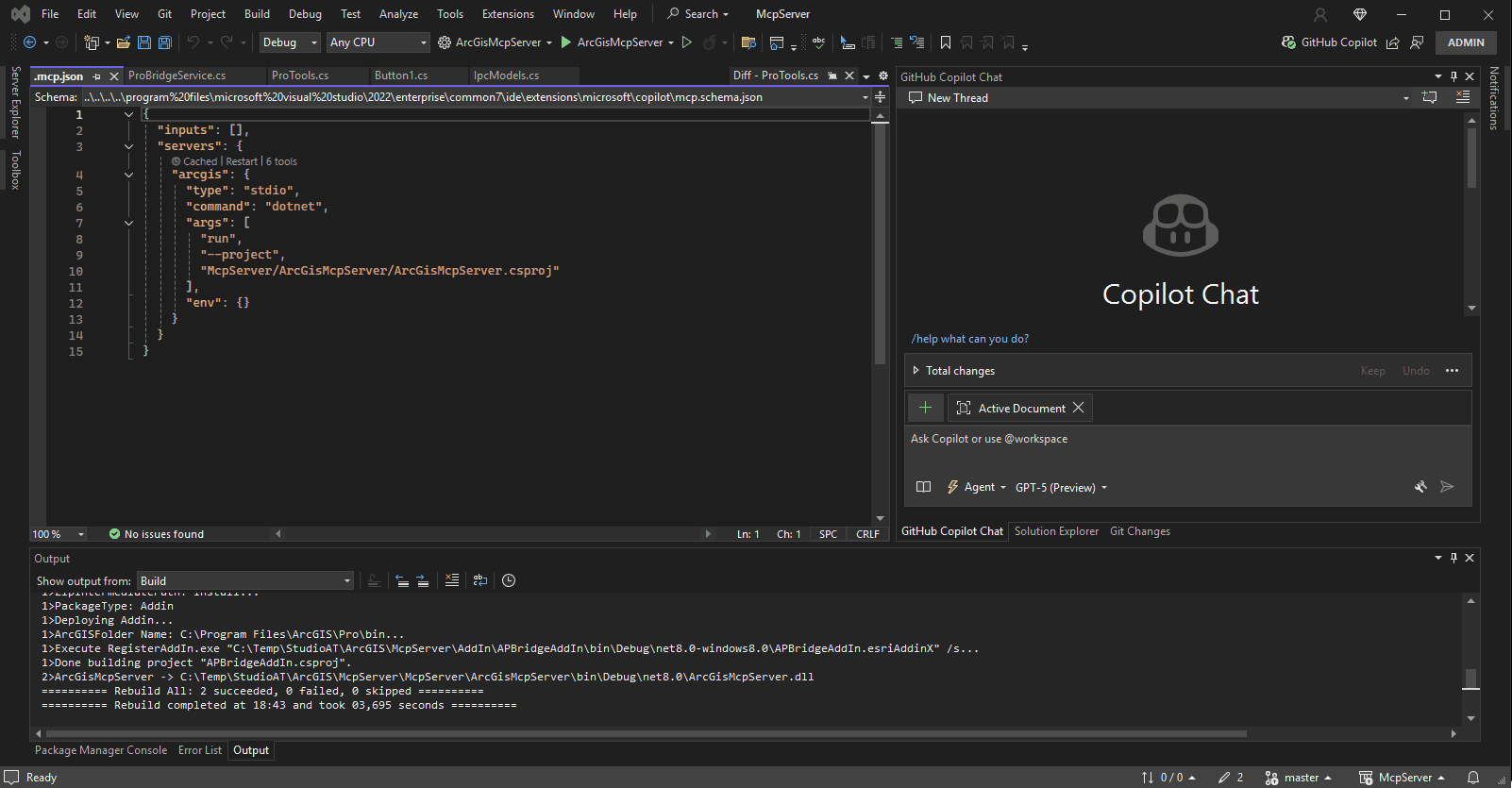 MCP Server with ArcGIS Pro Add-In
