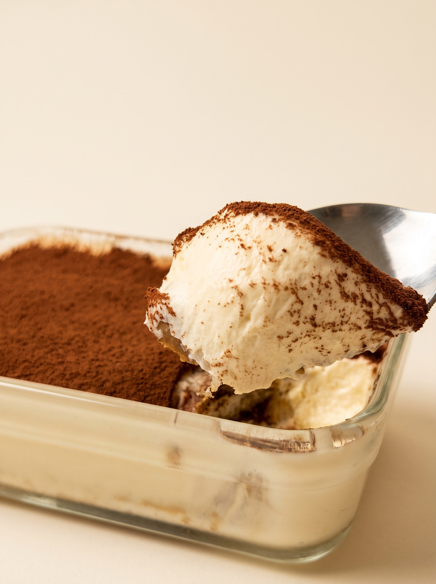 Alcohol-free tiramisu for wedding dessert cart and events