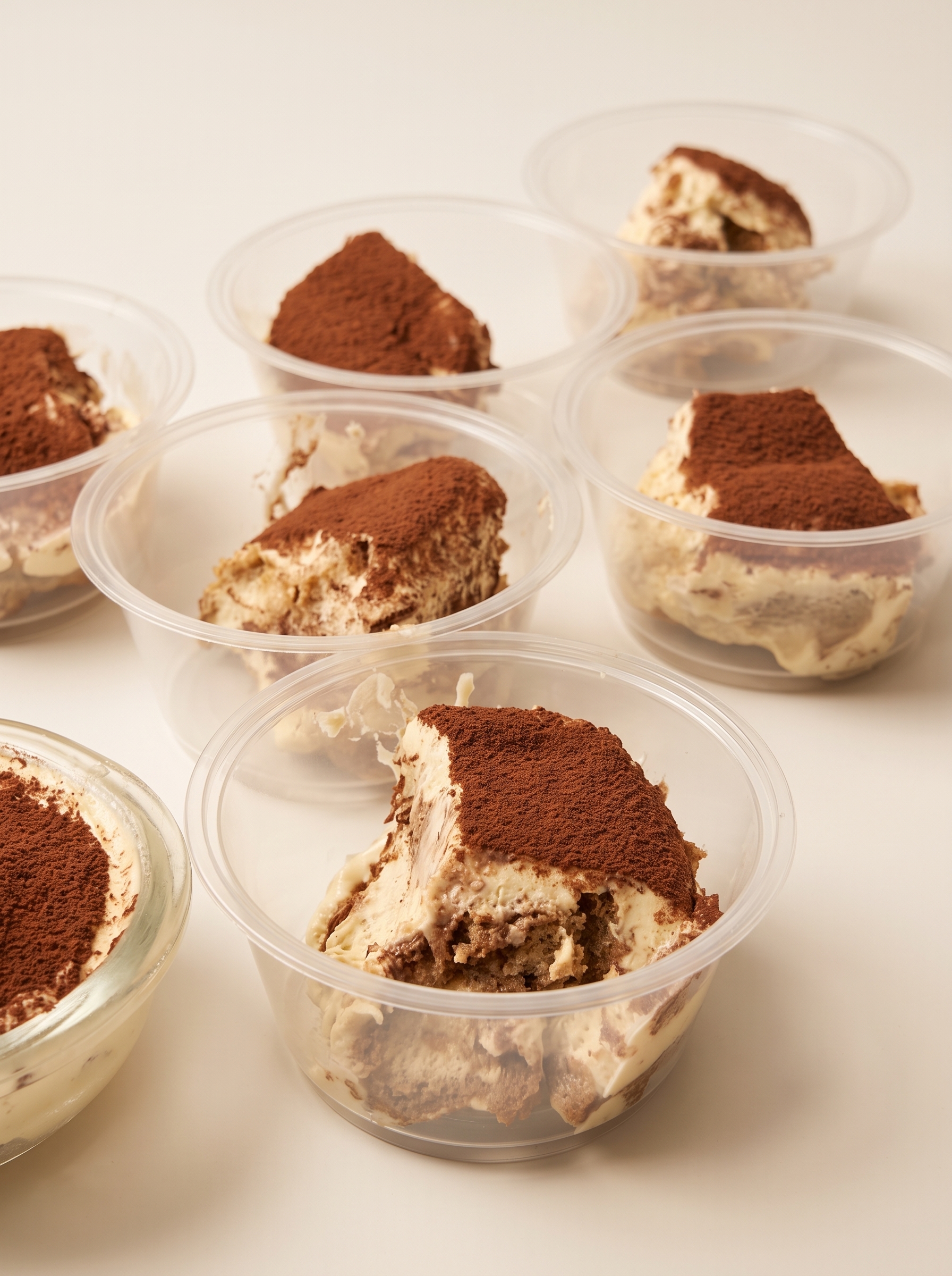 Annual dinner dessert station featuring gourmet pistachio tiramisu