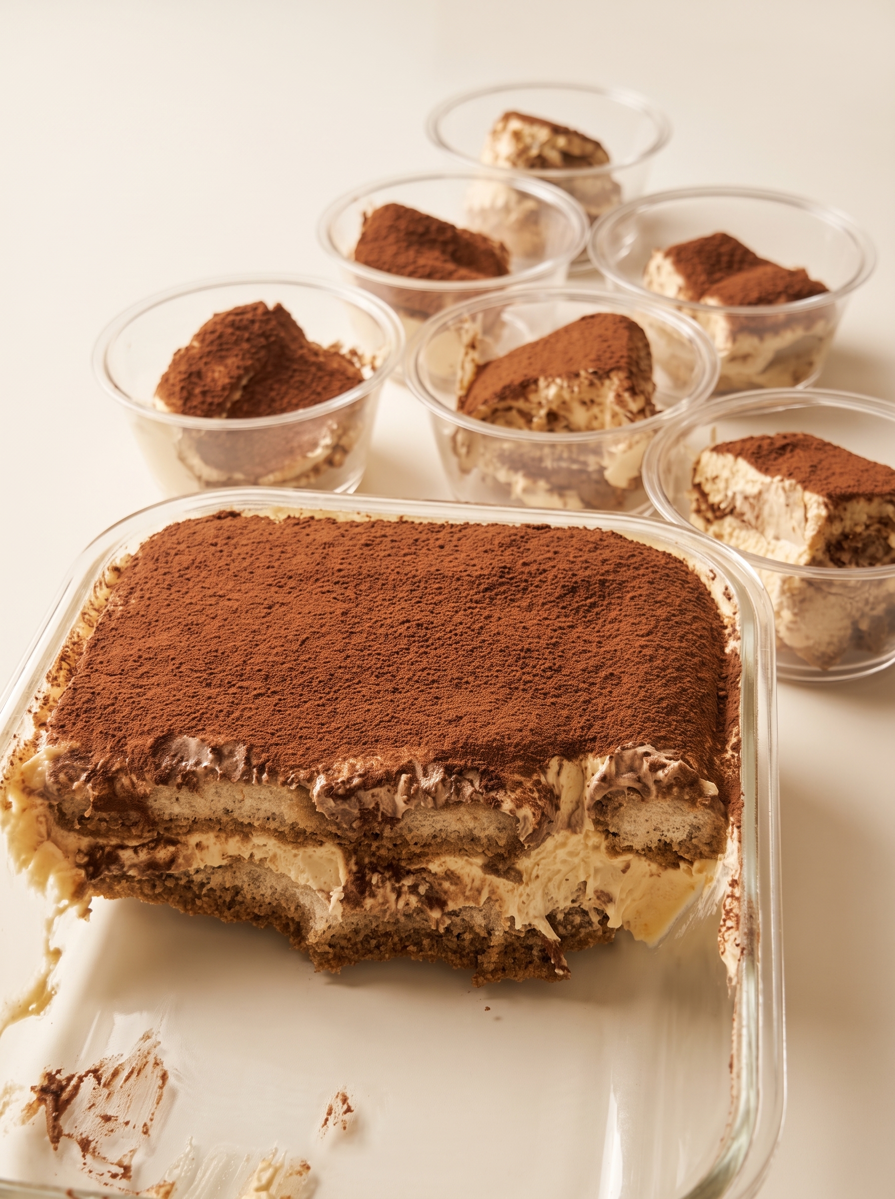 Guests enjoying live-scooped tiramisu from mobile dessert cart in Penang