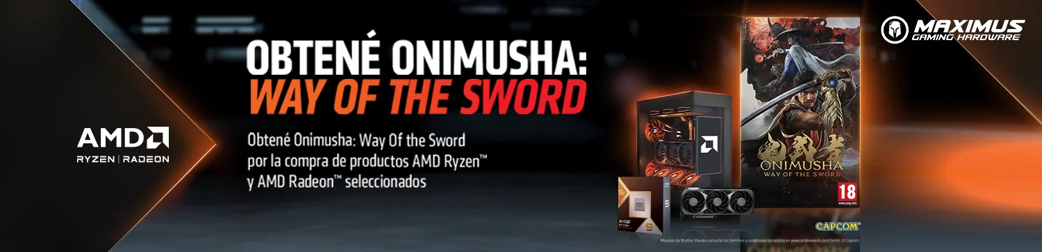 Obtené el juego Onimusha: Way of the Sword comprando procesadores Ryzen o placas Radeon seleccionados