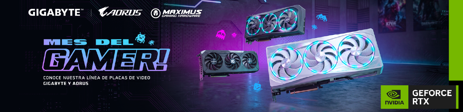 Mes del Gamer: placas de video Gigabyte y AORUS con NVIDIA GeForce RTX