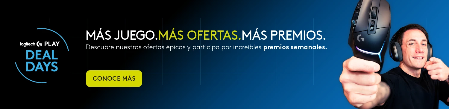 Logitech G Play Deal Days: ofertas en periféricos gaming Logitech G con premios semanales