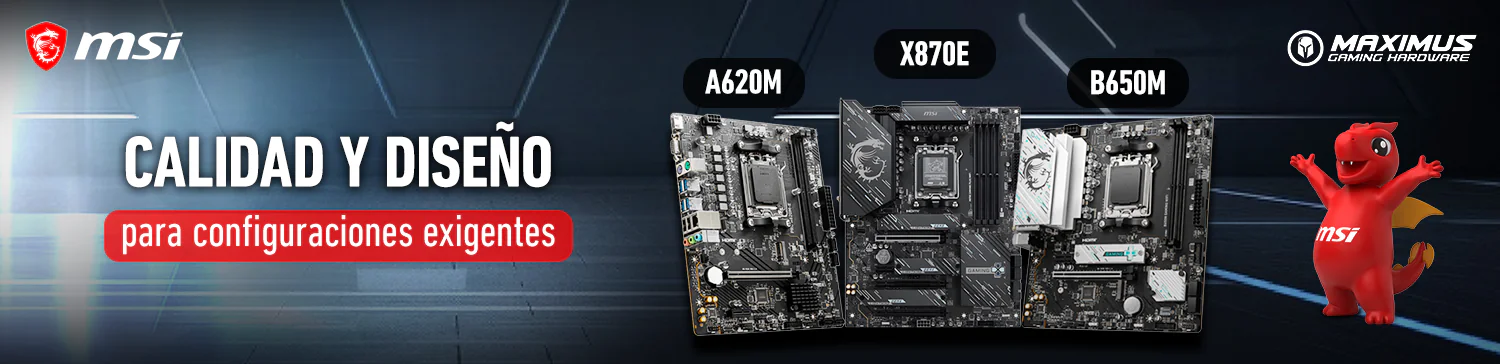 Motherboards MSI socket AM5: chipsets A620M, B650M y X870E - calidad y diseño para configuraciones exigentes