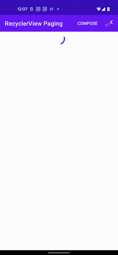 BiPaK Sample for RecyclerView screenshot