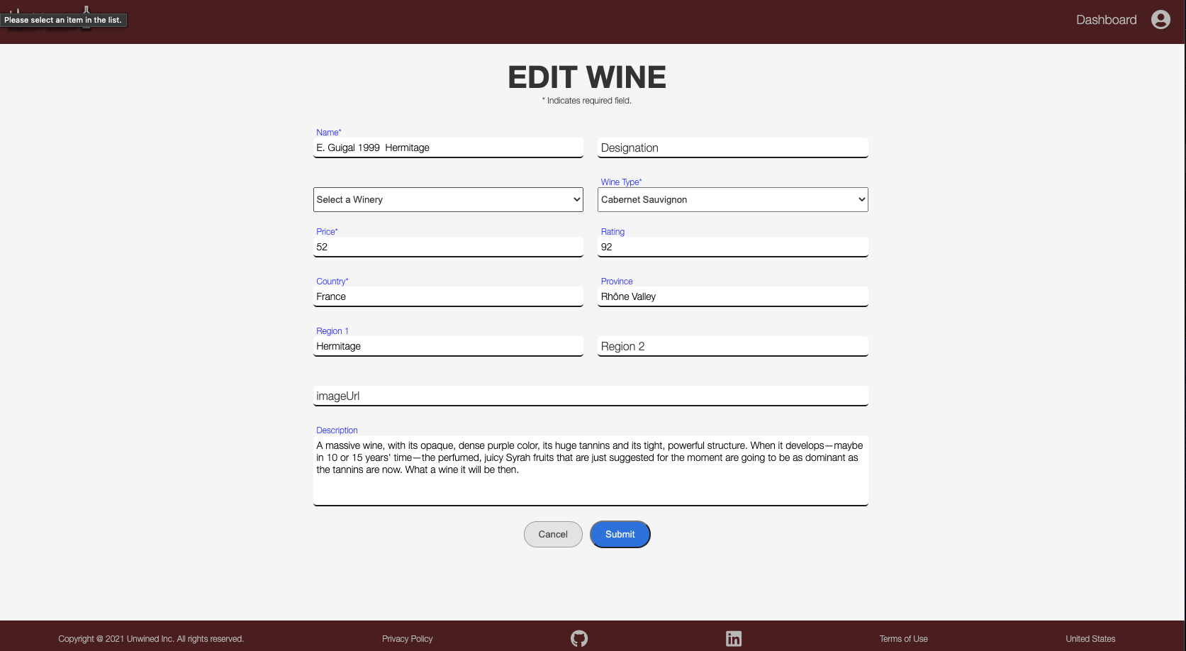 Edit Wine